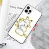 JP35 Pikachu Black Soft Case for Xiaomi Poco X6 X4 M5 M6 F5 F6 C65 C55 C50 C51 C40 Pro Redmi 14C A3X 13C 12C 11T 10A 9C Note 7 6 8A Plus