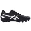 Asics Pro Round Toe Lace-Up Artificial Turf Ag (Rubber Short Studs) Durable Support Lightweight Soccer Shoes Men Soccer Shoes Black White 1103A116-001