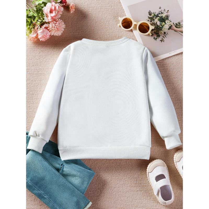 Boys' Autumn/Winter Fashion -Lined Sweatshirt with "Hello" Bear Cartoon Print, Loose Fit Casual Long-Sleeve Pullover