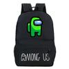 Игровые товары Among Us Мультяшный принт Школьная сумка + Сумка через плечо + Наплечная сумка Комбинация