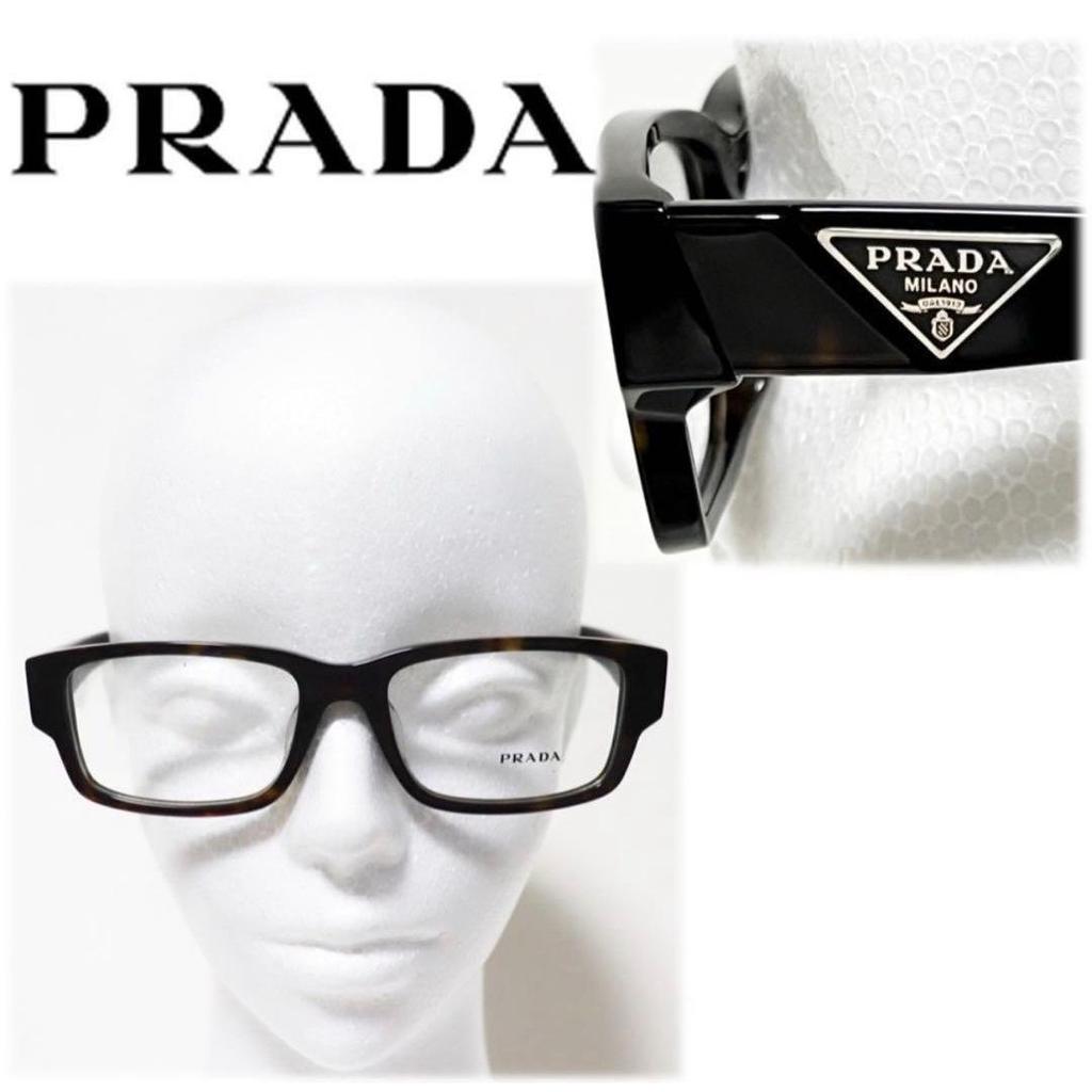 Б/у Оправа для очков "Prada" Абсолютно новая с коробкой Сделано в Италии Полная оправа Черепаховый узор Унисекс