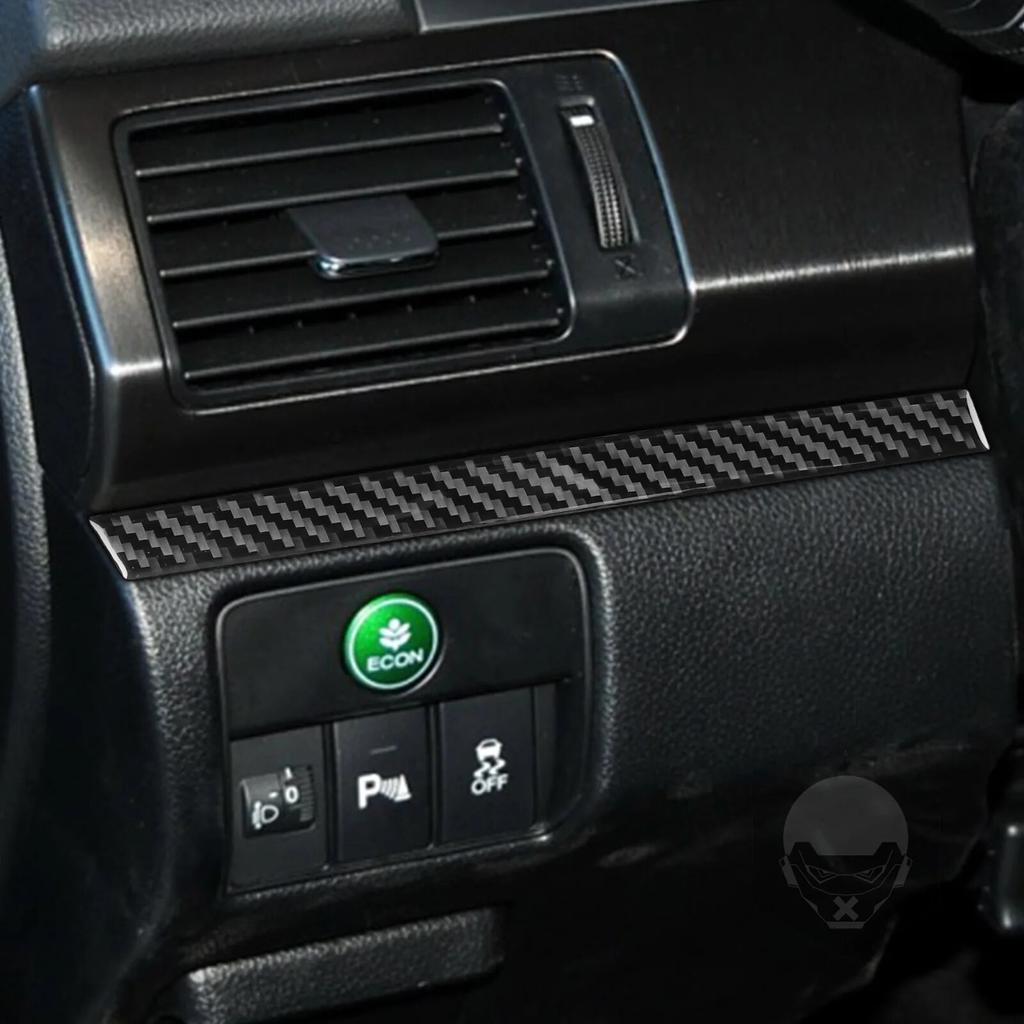 Для Honda Accord 2014-2017 автомобиля, украшение на центральную консоль, наклейка, наклейка, отделка, аксессуары для интерьера автомобиля, углеродное волокно