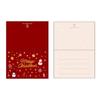 10pcs Double-sided Printed Christmas Card Cartoon Cute Thanksgiving Gift Card Handmade Exquisite Blessing Message Card Kids