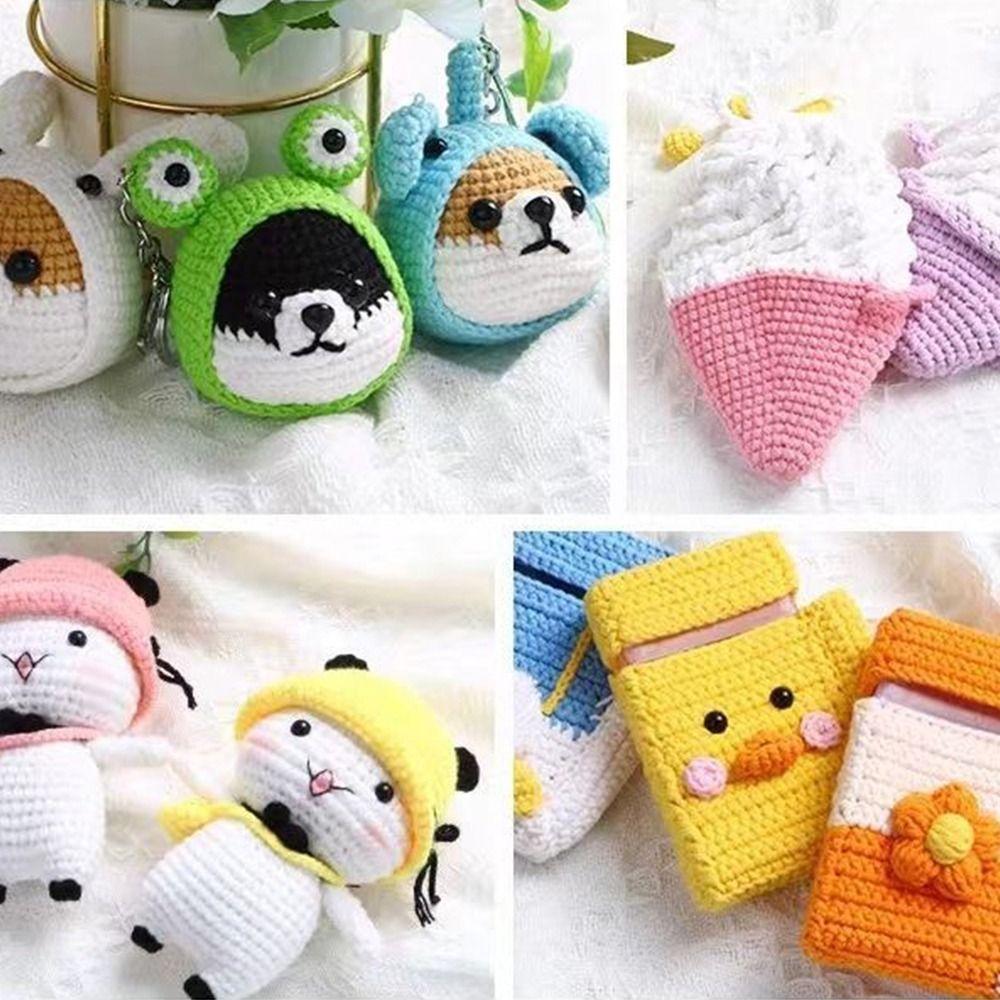 Cotton Wool Yarn DIY Cotton Yarn Warm Milk Cotton  Sofa Cushion