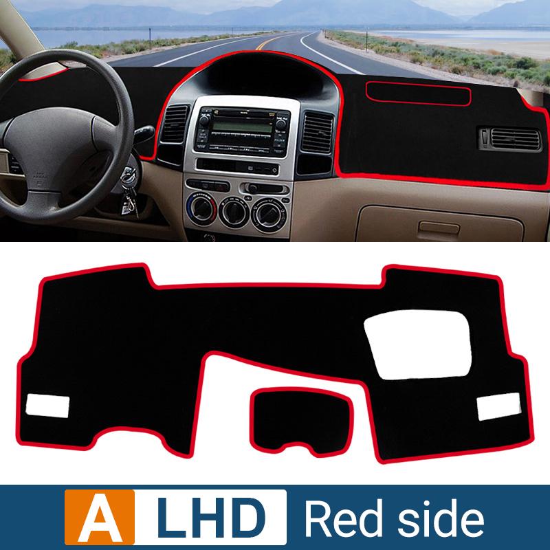 Для Toyota Vios 2002 2003 2004 2005 2006 2007 крышка приборной панели автомобиля избегайте света, солнцезащитный козырек, чехол, анти-УФ-ковры, нескользящий