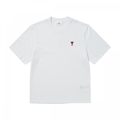 Ami Bfuts005 726 100 Ami De Coeur Small Heart Logo Public Short Sleeve Tee