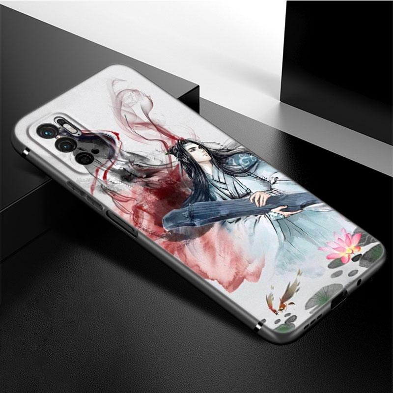 Anime Mo Dao Zu Shi Phone Case For Xiaomi Redmi Note 11 10 9 8 Pro 11T 5G 10T 10S 9S 9T 9i 9C 9A 8T Soft TPU Black Cover Funda