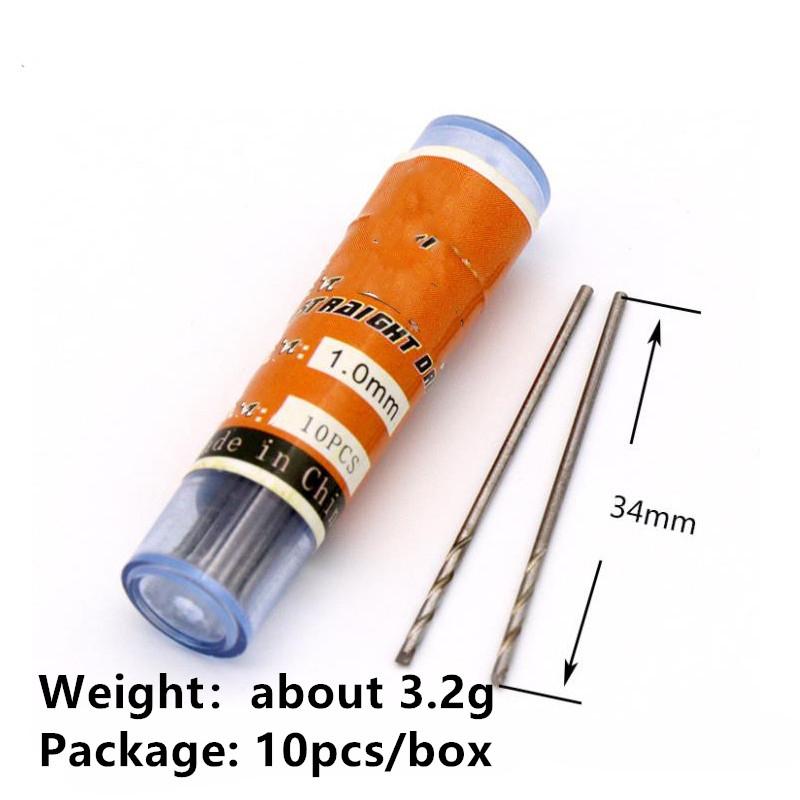 10 шт. 0,5-4 мм высокоскоростные стальные спиральные сверла с прямым хвостовиком, электрические вращающиеся электроинструменты для дерева, металла, формы «сделай сам», сверлильная пластина, деревообработка, высокая