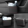 1pc Universal Car Trash Can, Vehicle Trash Bin, Car Seat Back & Door Hanging Storage Box, Multi-Functional Car Accessories, Lidded Car Trash Can, ABS