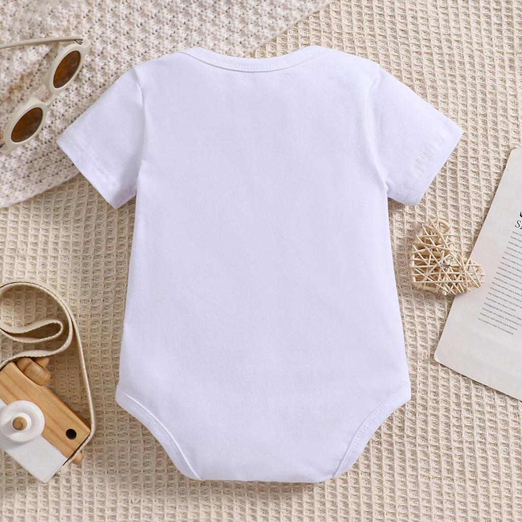 Малыш в возрасте от 3 до 18 месяцев «Привет, тетя, я не могу дождаться встречи с тобой!” Боди с принтом из хлопка с короткими рукавами