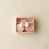 Candy Color Contact Lenses Box Cute Bow Portable Contact Lens Case with Tweezer Suction Stick Set for Travel Kit Holder