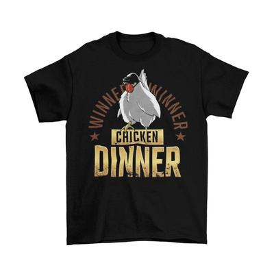 Футболка "Победитель Chicken Dinner" для взрослых Pubg H1Z1 Смешная Размеры Новая