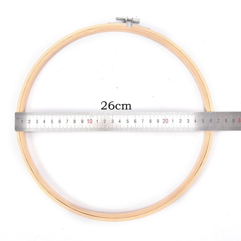 Wooden Cross Stitch Machine Bamboo Hoop Ring Embroidery Sewing