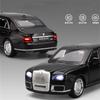 1/24 Aurus Senat Сплав Лимузин Люкс Модель Автомобиля Литье под Давлением Металл Броневик Модель Автомобиля Симуляция Звука Света Игрушка для Детей Подарок