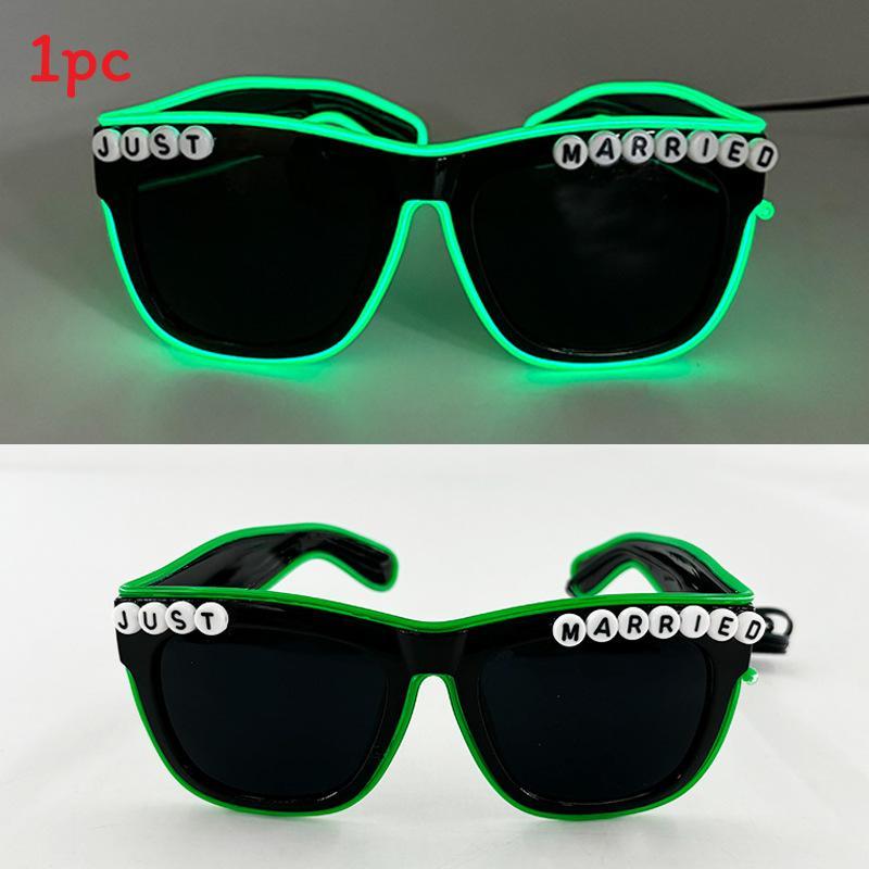 Led Heart Shaped Sunglasses For Women Men Party Fashion Decoratives Midnight Pink Frame