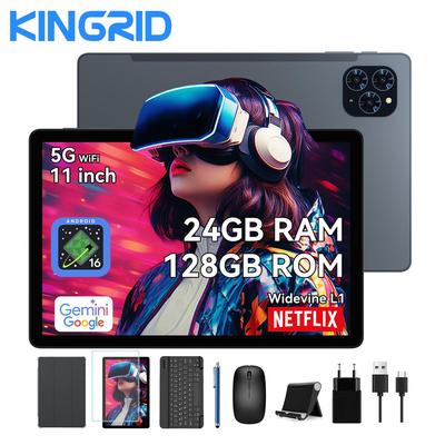 Планшет KINGRID T90 Android 16 8 ГБ ОЗУ 128 ГБ ПЗУ 11 дюймов 1200*1920 FHD-дисплей Восьмиядерный UMS9230E(Т615) Планшетный ПК с клавиатурой и мышью