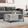 VidaXL Coffee Table Concrete Grey 80x80x36.5 Cm Engineered Wood 830792