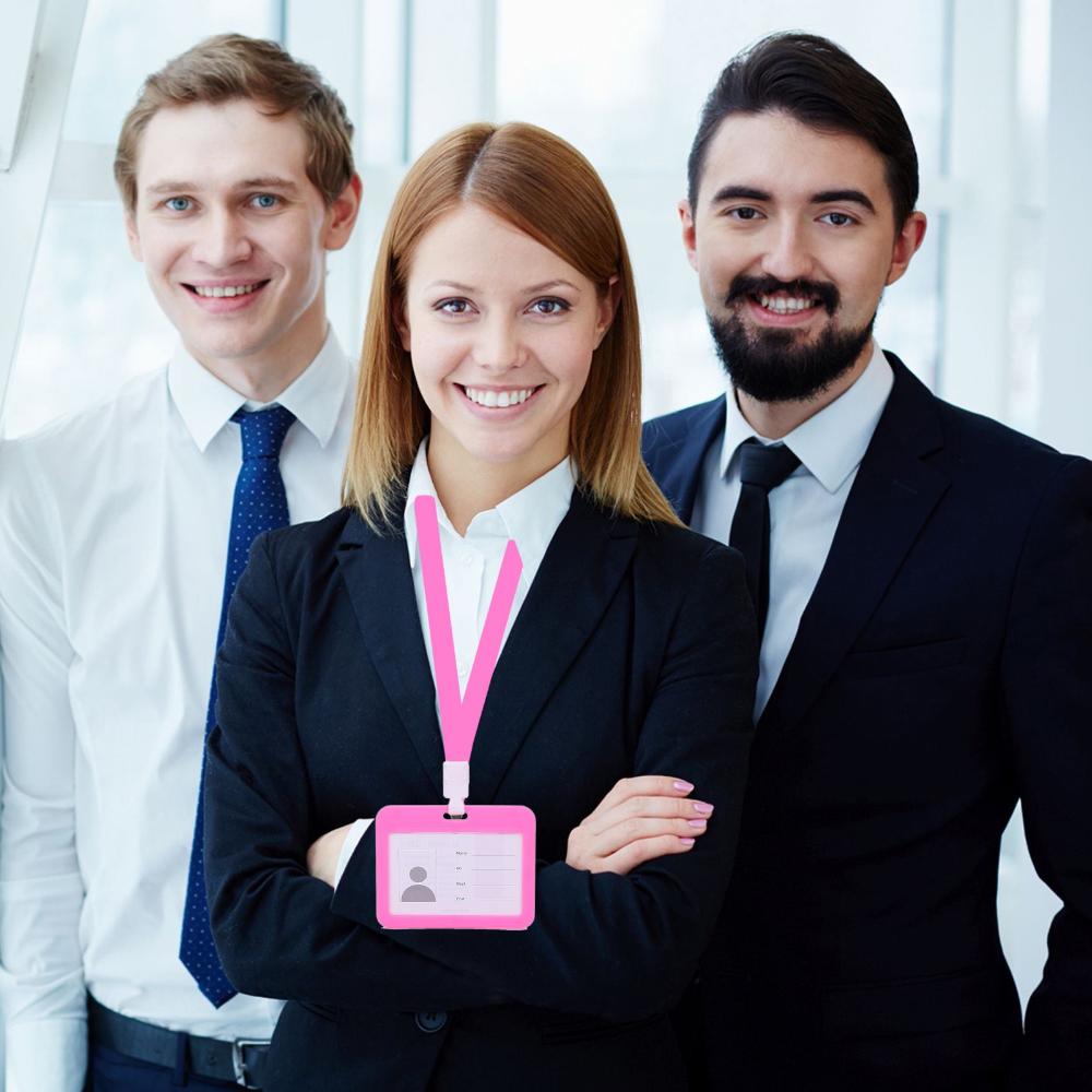 Чехол для удостоверения личности, офисный держатель удостоверения личности, защитный чехол для карты, чехол для держателя бейджа