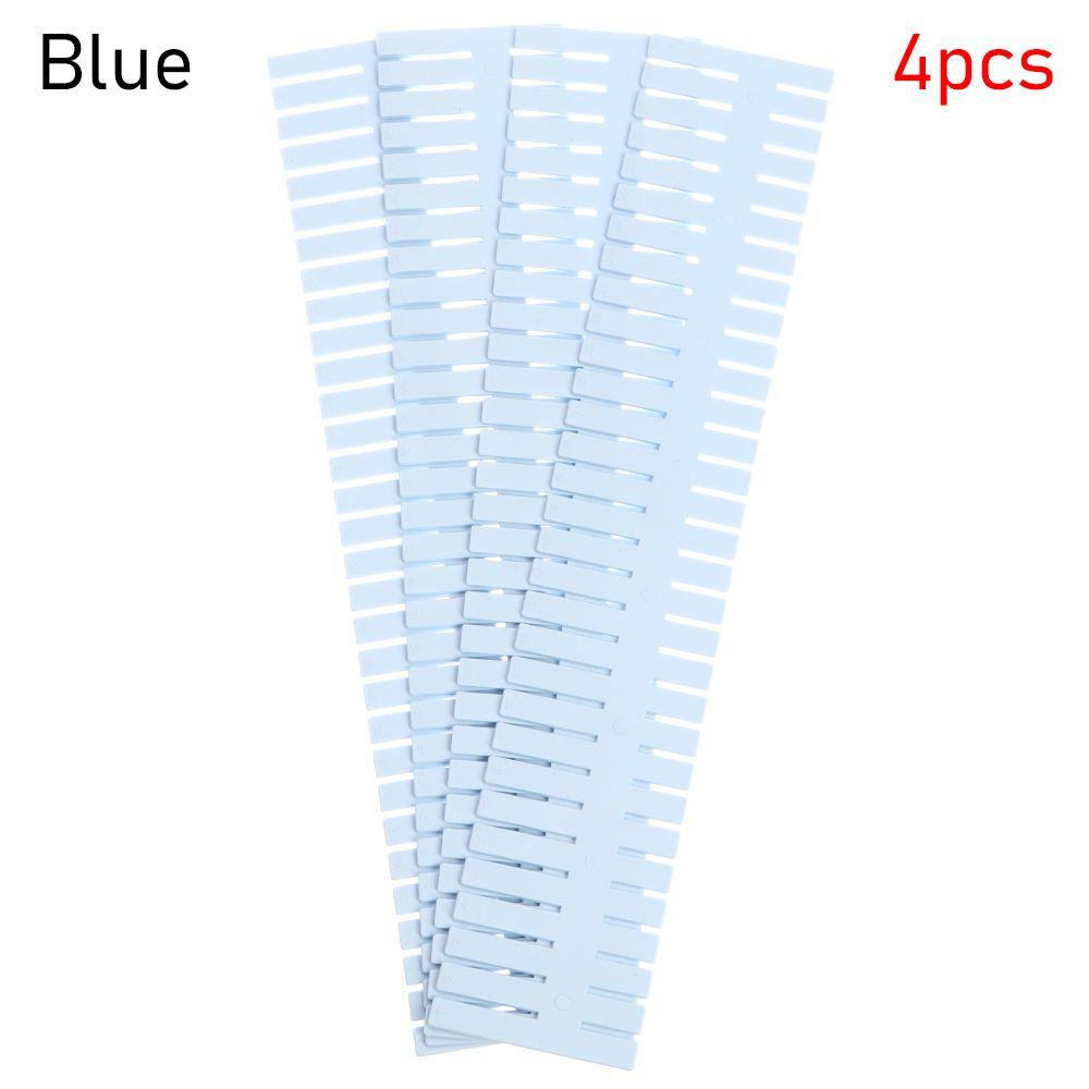 4 шт. Регулируемая перегородка для макияжа, нижнее белье, носки, пластиковая сетка, выдвижная, сделай сам, разделительная доска для ящика