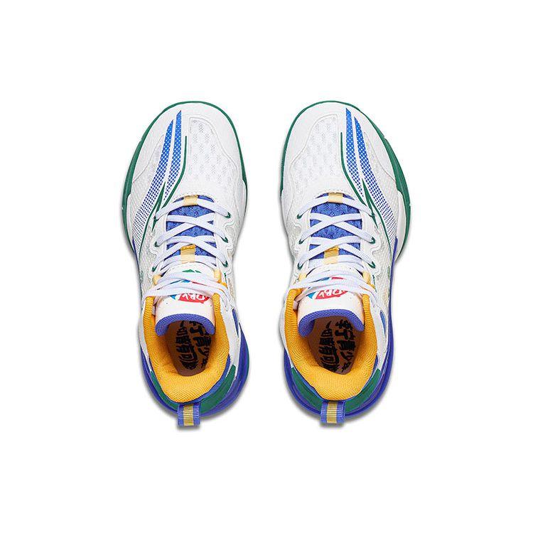 Li Ning Team 3.0 Youth Basketball Shoes Kids Sneakers White Blue YKBT026-51