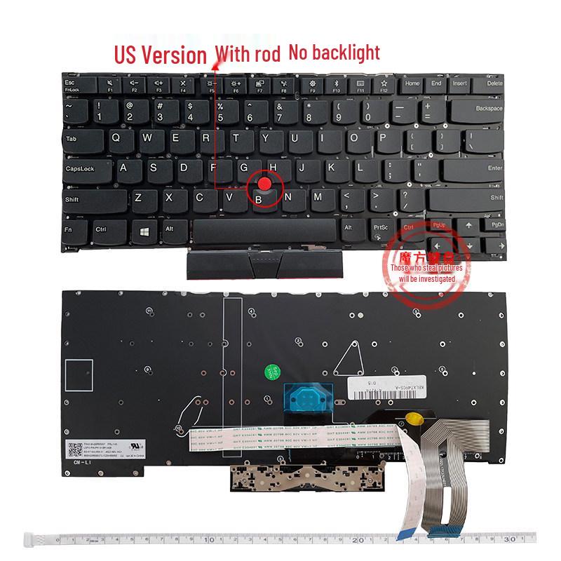 Клавиатура для моделей Lenovo Thinkpad: P1, T490S, T495S, T13s, X1 Extreme, T14S, Hermit X1