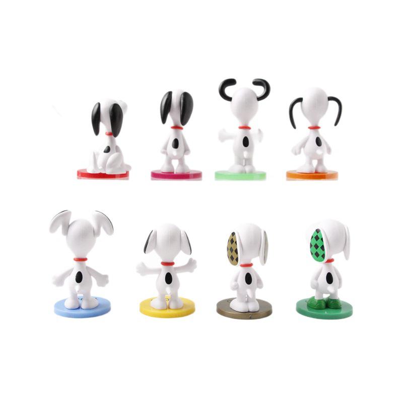 Cross-Border Trendy Snoopy Mini Figured Decor: PVC Cute Desktop Ornaments