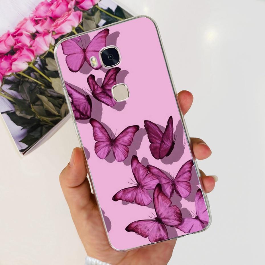 Красивый чехол с принтом для Huawei GR5 KII-L22 KII-L21 / GR5 2017 BLN-L21 BLN-L22 Мягкий силиконовый ТПУ задняя крышка Чехлы для телефона
