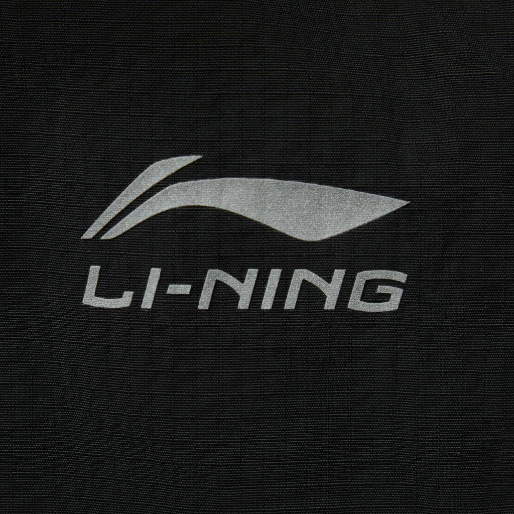 Мужские спортивные брюки Li Ning Fitness Series с длинными рукавами и логотипом, черные AYKV227-3