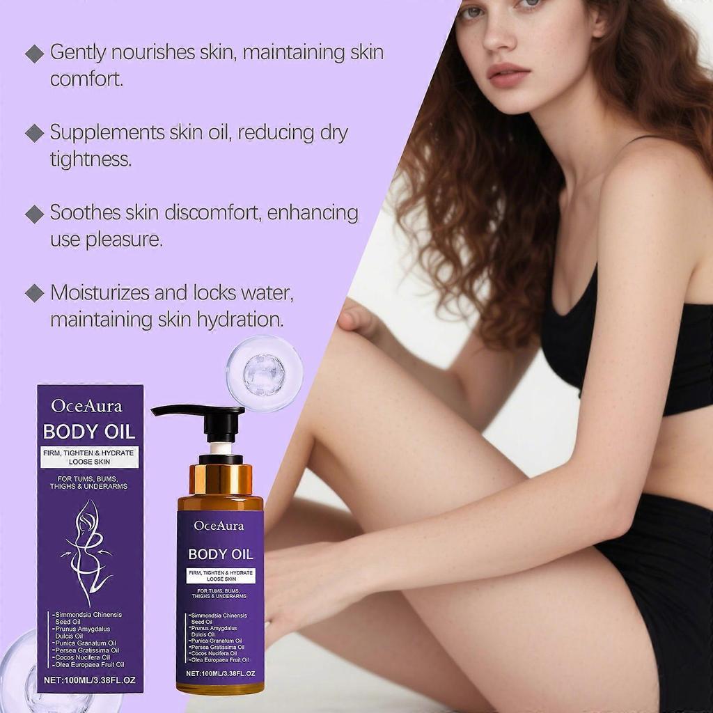 2pcs Body Oil Luxury Body Oil 100ml Gentle Formulas Suitable for All Skin Types less