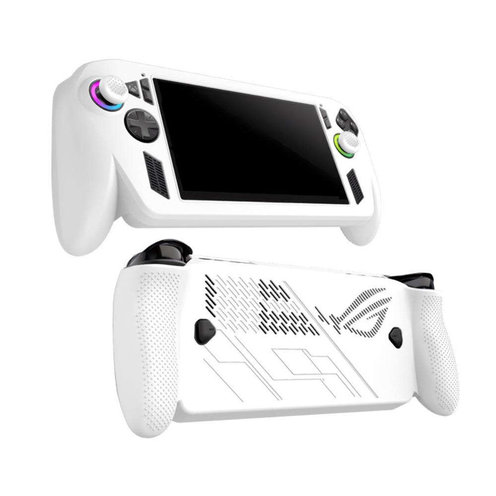 Silicone Handheld Game Console Case Soft Shockproof Protective Cover Anti Slip Ergonomic Host Shell for ROG Xbox ally X
