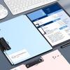 Waterproof A4 File Folder Thickened Clipboard Portable Exam Paper Storage Clip  Student