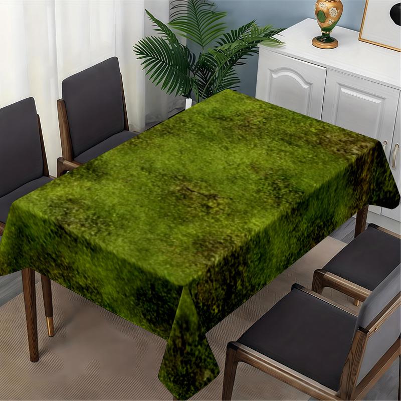 Soft, fashionable, beautiful, fresh green grassland tablecloth