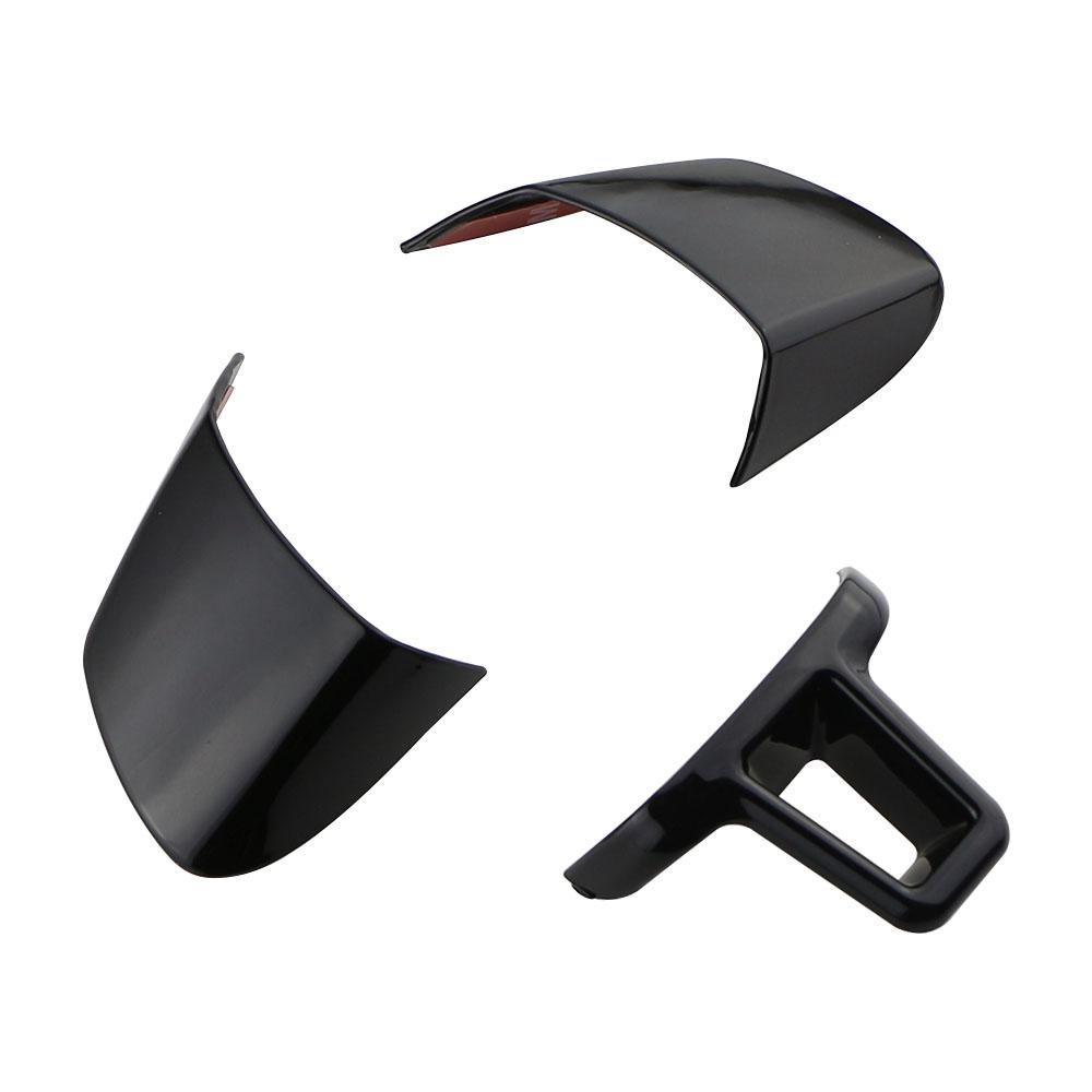 ABS Накладка на руль из углеволокна Защитная накладка для Volkswagen VW Polo 11-14 Golf 6 2009 - 13 Jetta Touran Bora Caddy Eos