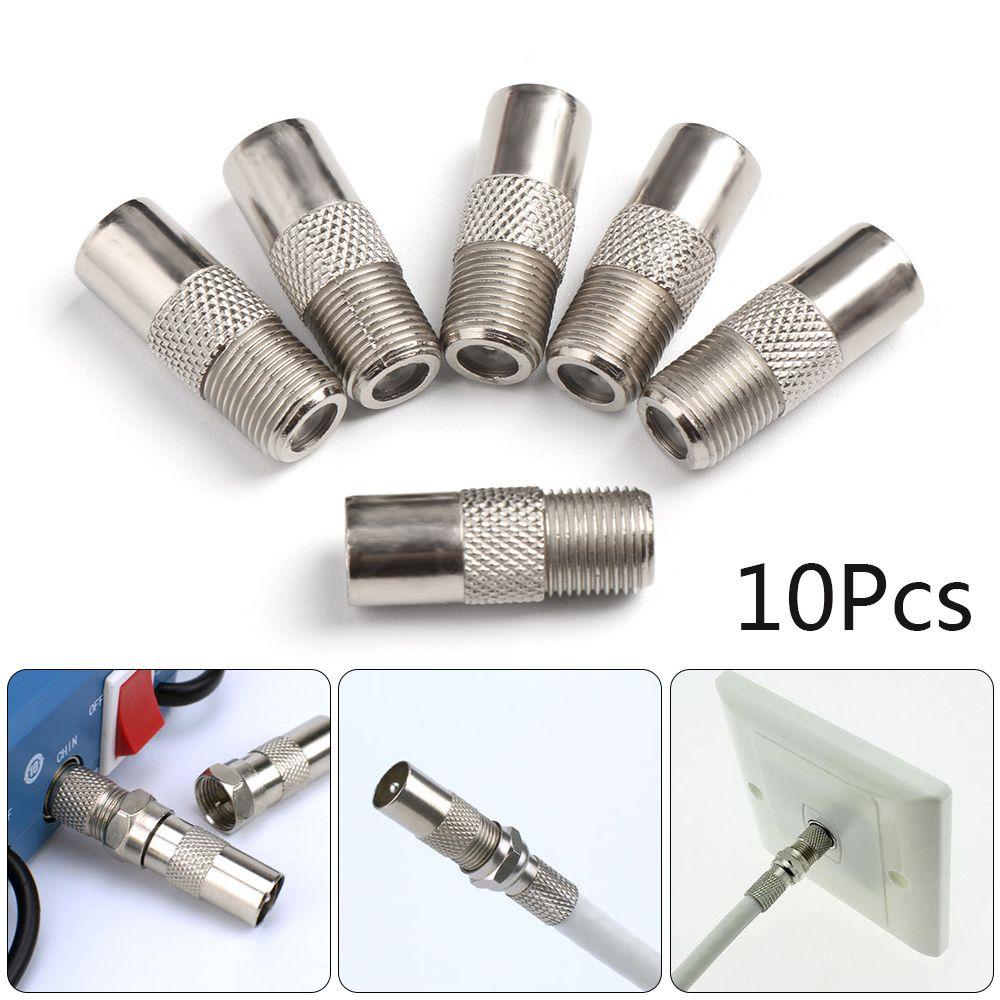 Качественный Конвертер Синхронизации Данных Спутниковый Коаксиальный Разъем Антенный Штекерный Адаптер F-Типа F Гнездо На ТВ Штекер