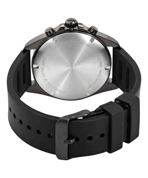 Victorinox Швейцарские армейские спортивные хронографы Fieldforce с каучуковым ремешком, кварцевые мужские часы с серым циферблатом VIC241891 100M