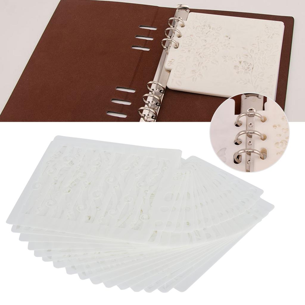 16Pcs Mandala Template Painting Drawing Stencils DIY Making Mold Art Craft Supplies