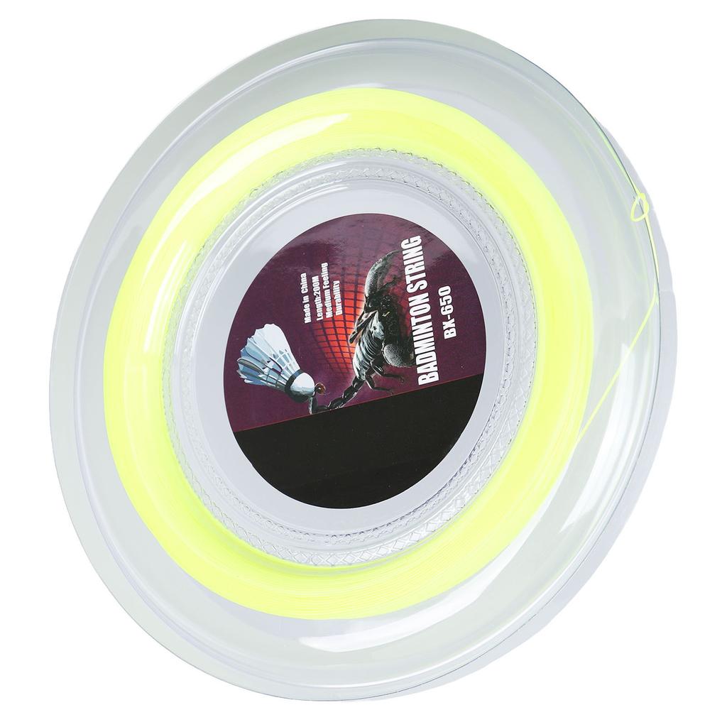 0.72mm 200m Badminton Racquet String Nylon Badminton Training Racket String Line BX 650 Fluorescent