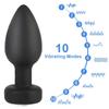 Vibrating Anal Plug 10 Speeds Butt Plug Prostate Vibrating Massager Remote Control Female Masturbator Sex Toys for Women Men