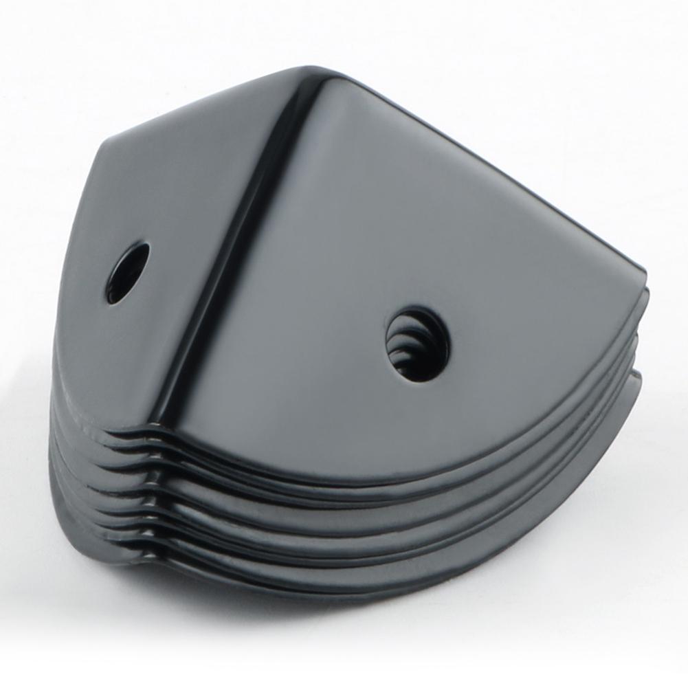 Защита края Защитный протектор Угол края Черный Защита С винтами Деревянный чехол 12 шт. Украшение стола Винтаж