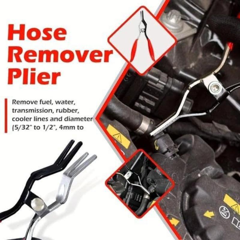 Professional Hose Clamp Pliers Set of 4 - Fuel Line Disconnection and Removal Tool Kit for Auto Repair