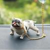 Автомобильные украшения Симуляция бульдога Кукла Личность Мода Крутой Собака-кукла на приборную панель Автомобильный Декор Аксессуары для интерьера авто