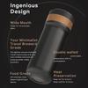 Double Wall French Press Coffee Maker Vacuum Insulated Travel Coffee Maker  Hiking