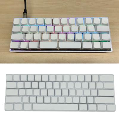 61 шт. PBT Blank DIY Keycaps механическая клавиатура XDA Profile No Print White Keycap Set для переключателей Cherry MX