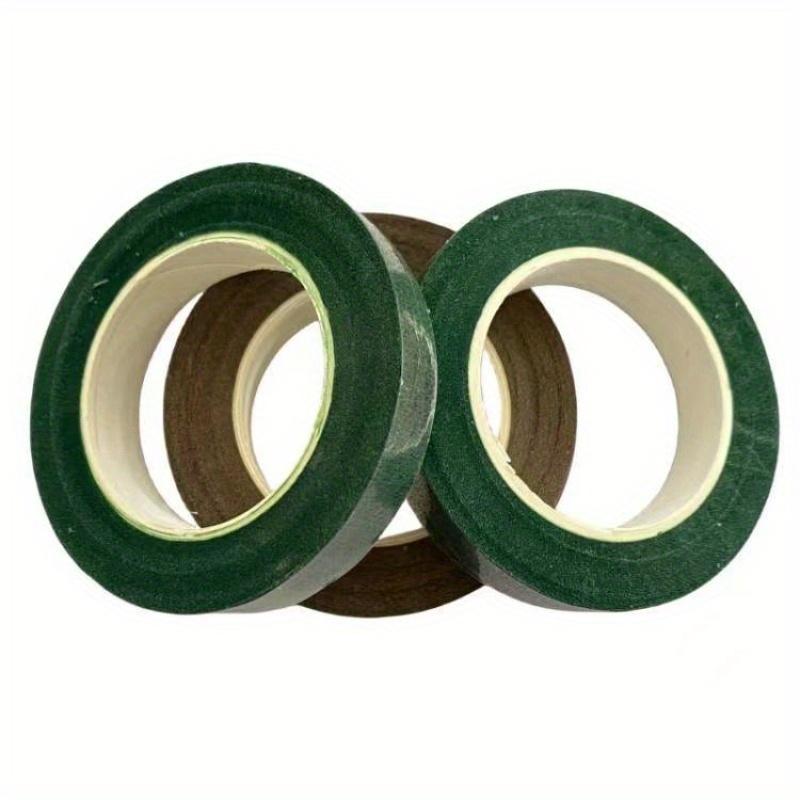 5 шт. Зеленая лента для флористики ручной работы, для украшения дома, сада на открытом воздухе, упаковки композиций из искусственных цветов