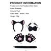 Holiday Masquerade Headband Paw Gloves Tail Bow Tie Animal Costume Props  for Adults