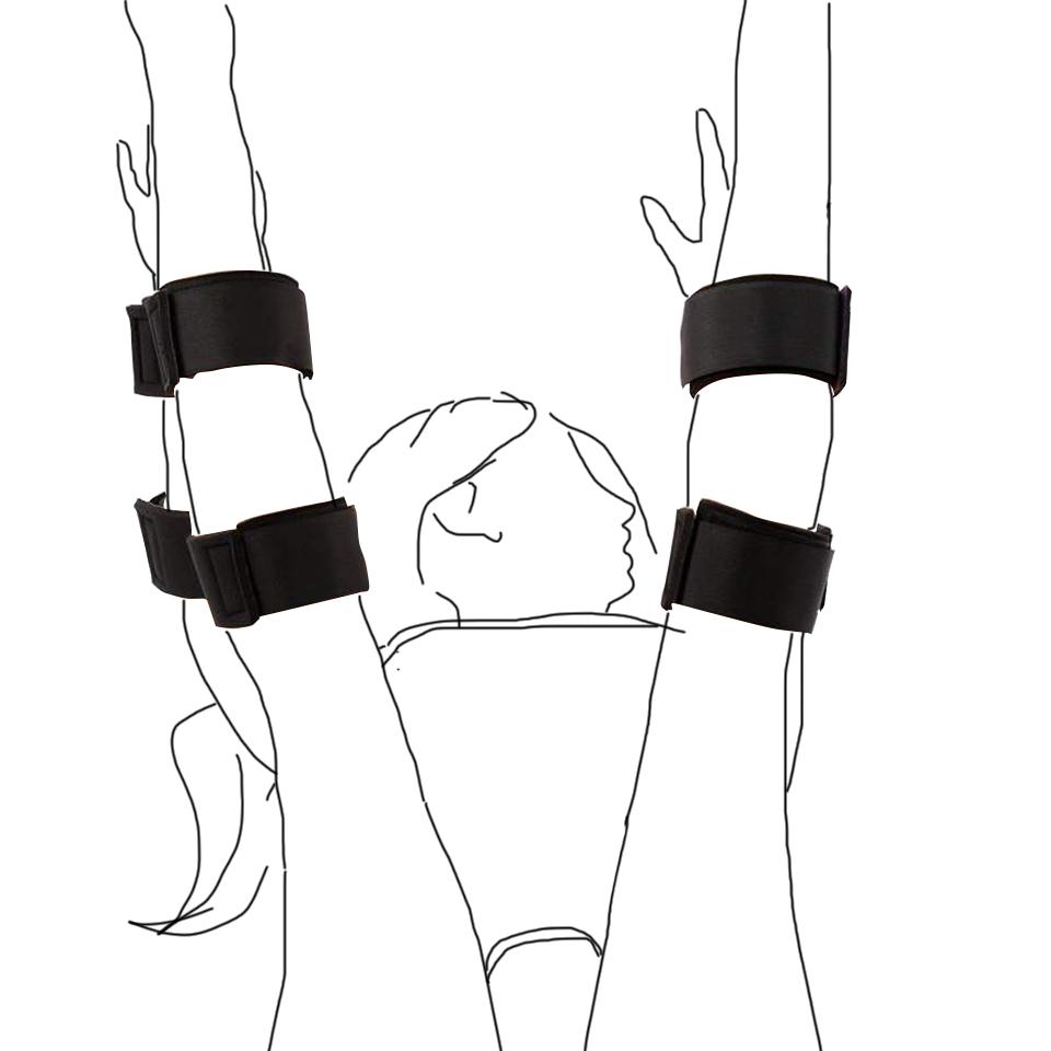 Сексуальные наручники, манжеты на щиколотке, БДСМ, комплект для связывания рук, ограничения, фетиш, эротические аксессуары, секс-игрушки для пар, женщин, игры для взрослых