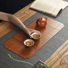 Bamboo Woven Lacquer Tea Mat Chinese Retro Table and Flag Tea Table Mat Double-sided Placemat Insulated Mat