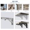L-shaped folding shelf brackets, stainless steel brackets for wall-mounted or hanging shelves, 50kg load capacity, set of 2 (20cm, white)