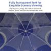 Садовая палатка для вечеринок на 8-10 человек, купольная палатка-пузырь, мини-теплица, большая, мгновенно защищающая от непогоды, для вечеринок