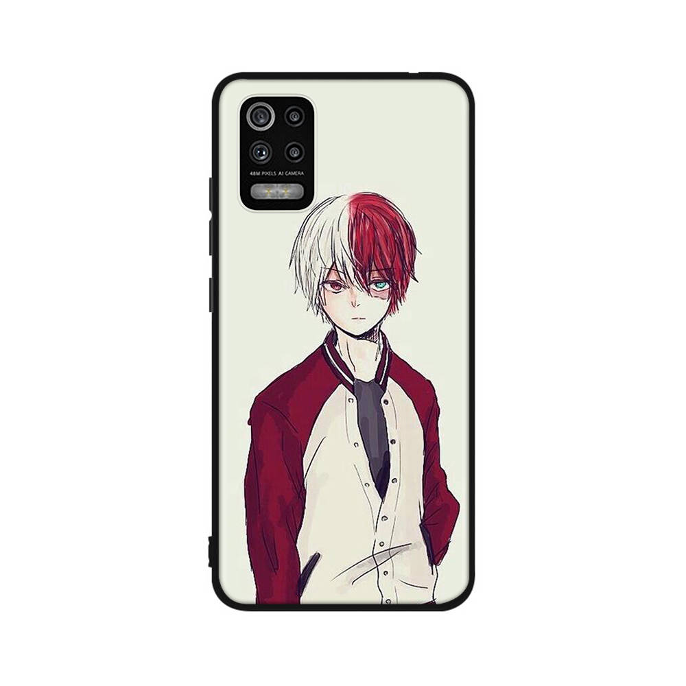 Чехол DT7 Hero Academia для Xiaomi Poco X6 X4 M5 M6 F5 F6 C65 C55 C50 C51 C40 Redmi Note 7 8 14C A3X 13C 12C 11 10A 9C Pro черный мягкий чехол